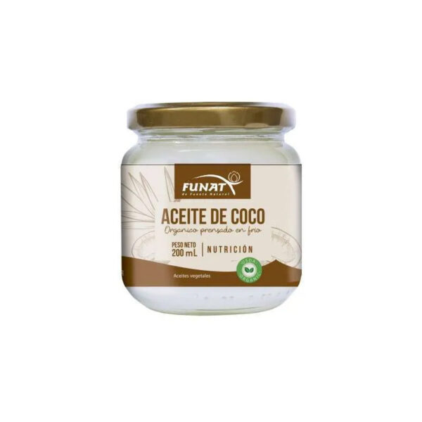 ACEITE DE COCO ORGANICO X 200 ML