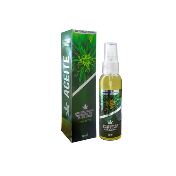 ACEITE CON EXTRACTO DE CANABIS X 60 ML