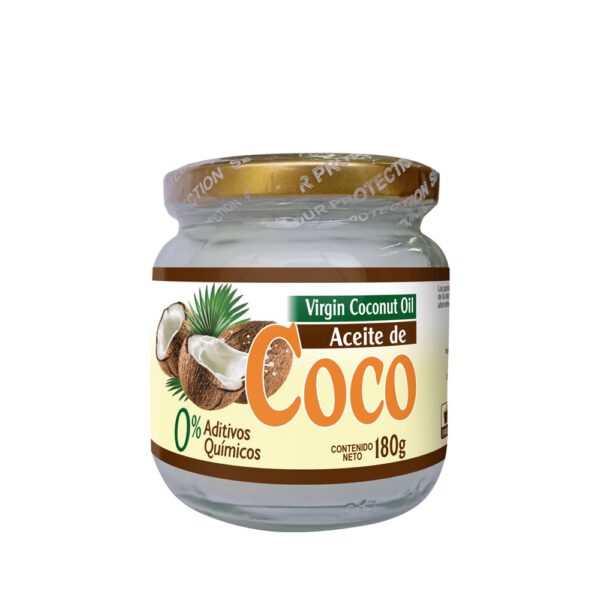 ACEITE ORGANICO DE COCO VIRGEN X 180 GR