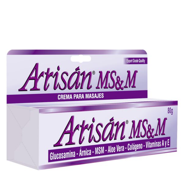 ARTRISAN MS&M GLUCOSAMINA Y ARNICA CREMA X 80 GR