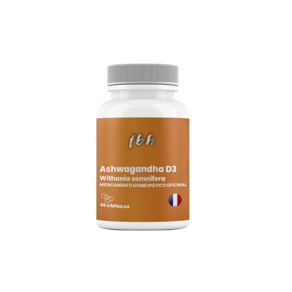 ASHWAGANDA + D3 FCO X 60 CAP
