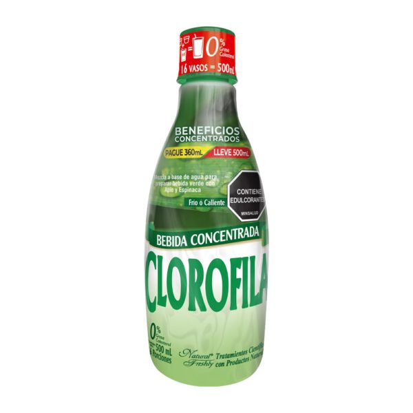 BEBIDA FUNCIONAL DE CLOROFILA X 500 ML