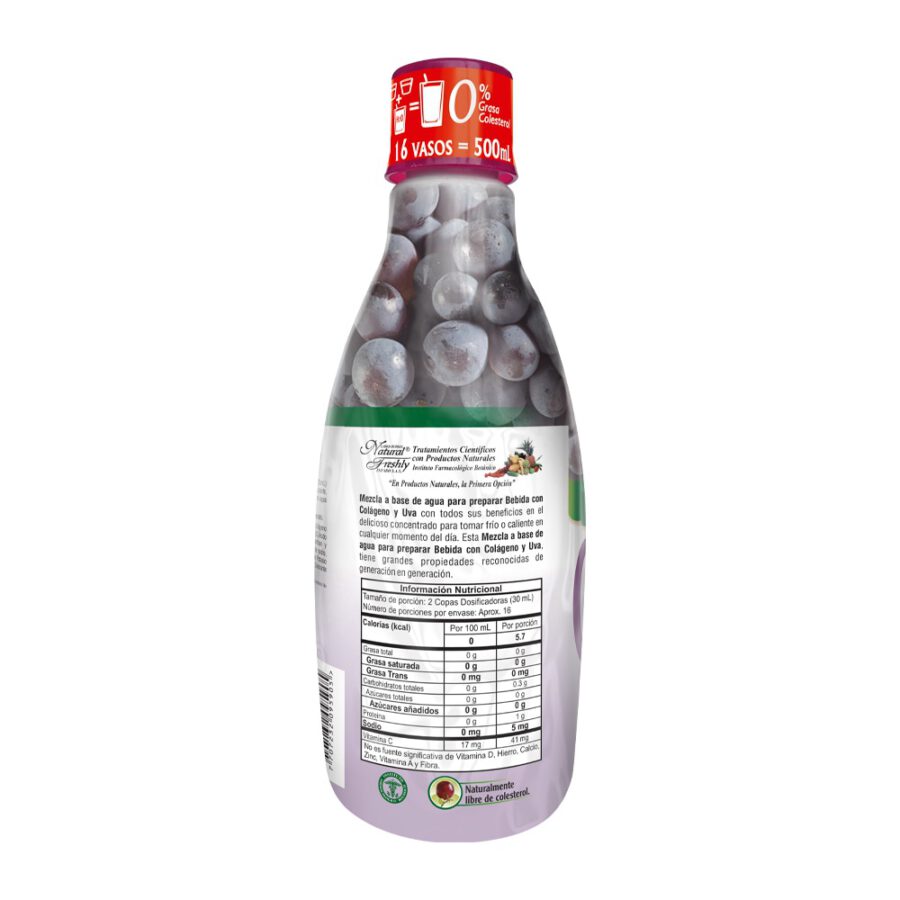 BEBIDA FUNCIONAL COLÁGENO Y RESVERATROL X 500 ML - Imagen 2