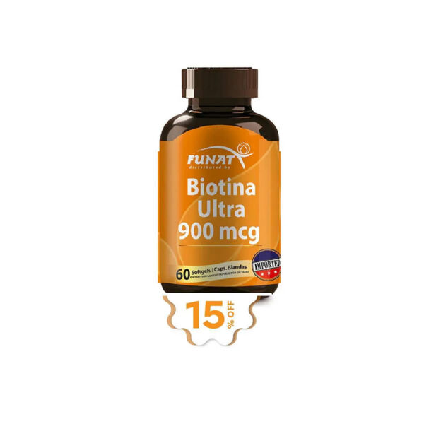 BIOTIN ULTRA 900 MG FCO X 60 CAP