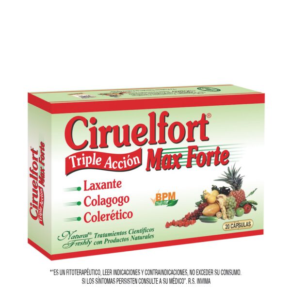 CIRUELFORT MAX FORTE CAJA X 20 CAP