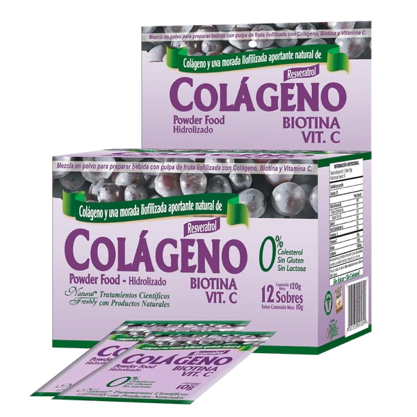 COLÁGENO CAJA X 12 HIDROLIZADO CON RESVERATROL