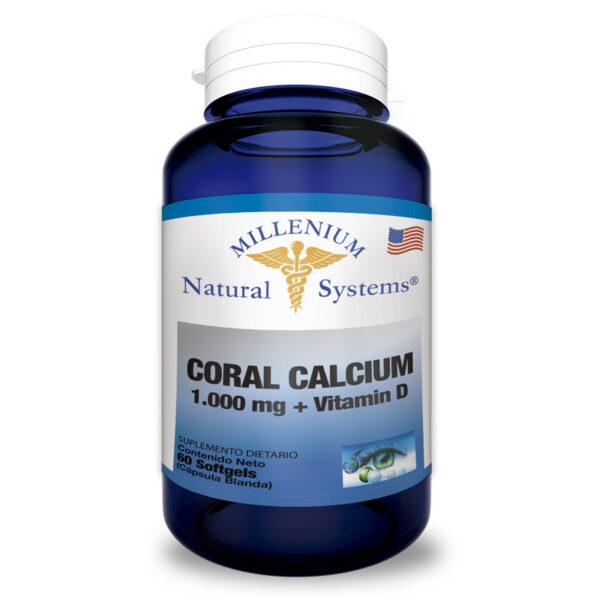 CORAL CALCIUM 100MG FCO X 60 CAP
