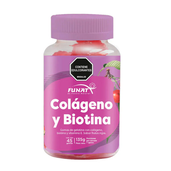 GOMITAS COLAGENO Y BIOTINA X 45 UND 135 GR