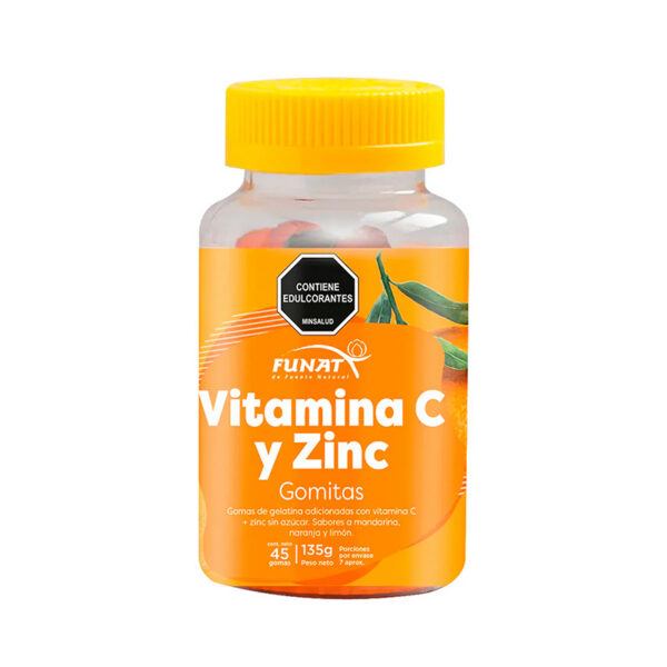 GOMITAS VITAMINA C Y ZINC X 45 UND 135 GR