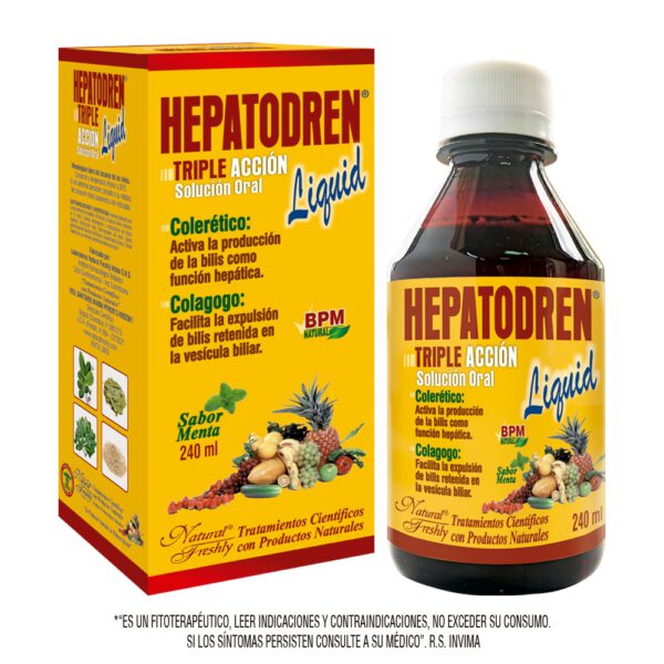 HEPATODREN X 240 ML TRIPLE ACCION