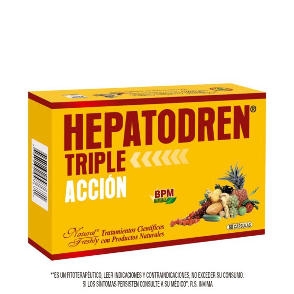 HEPATODREN X 60 CAP TRIPLE ACCION
