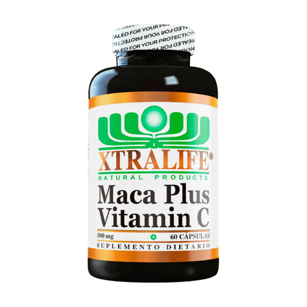 MACA PLUS VIT C 500 MG X 60 CAP