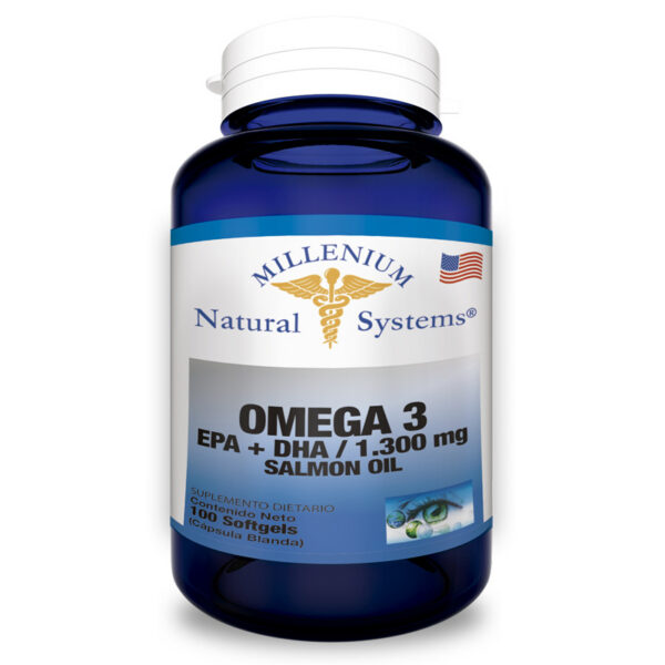 OMEGA 3 EPA DHA 1300 MG SALMON OIL X 100 CAP