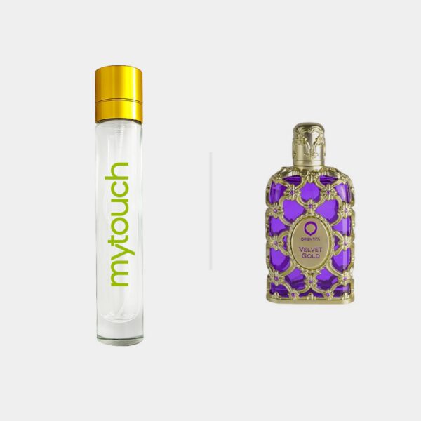 INSPIRADO EN ORIENTICA MORADA | Velvet Gold Floral