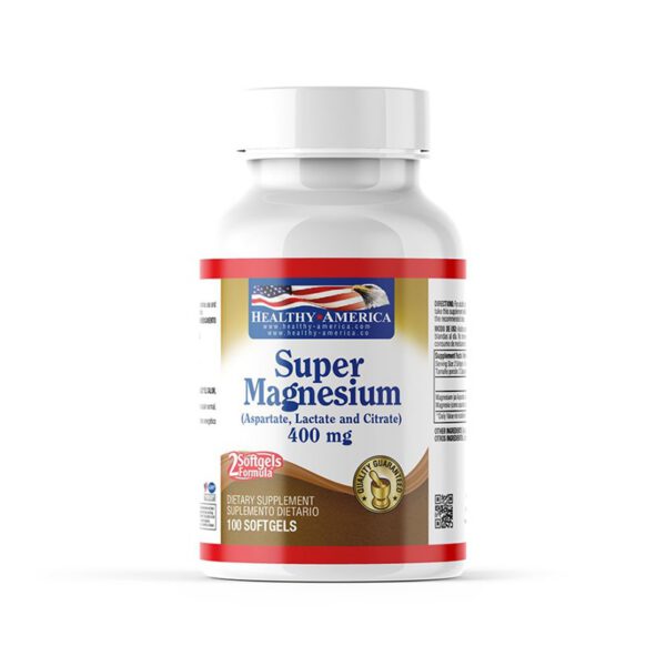 SUPER MAGNESIUM 400 MG X 100 SOFTGELS