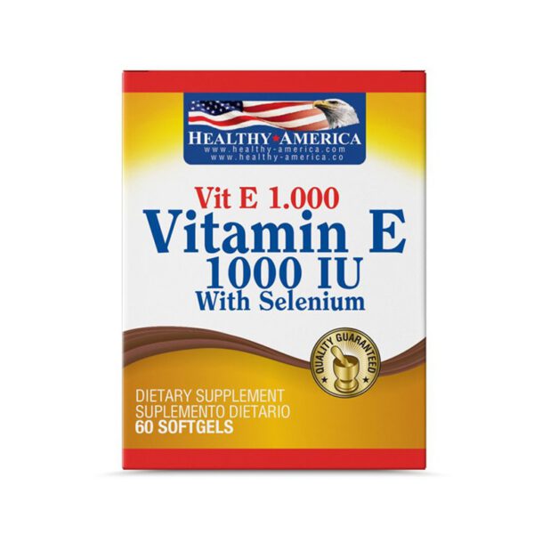 VITAMIN E 1000 WITH SELENIUM X 60 CAP