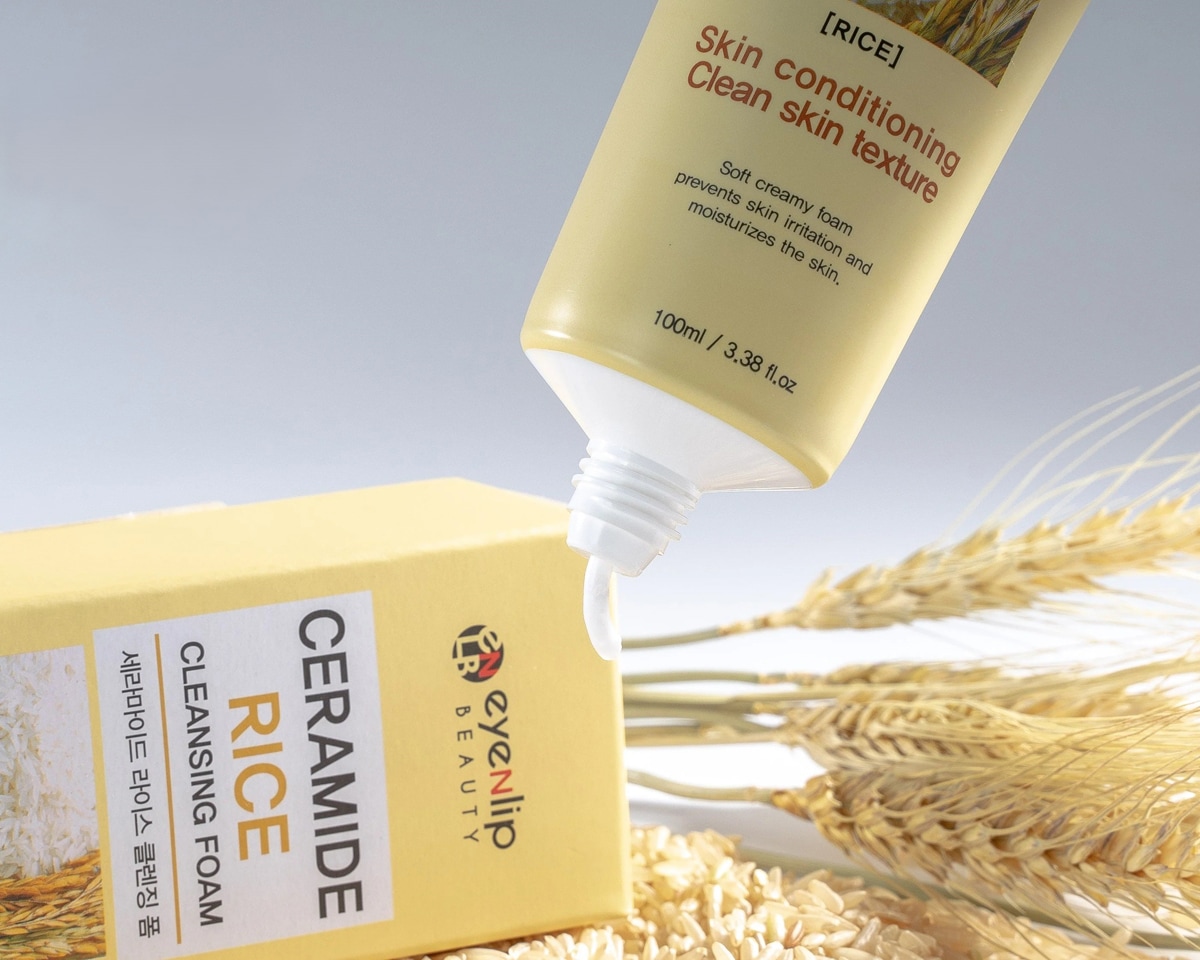 Eyenlip Ceramide Rice Cleansing Foam - Imagen 3