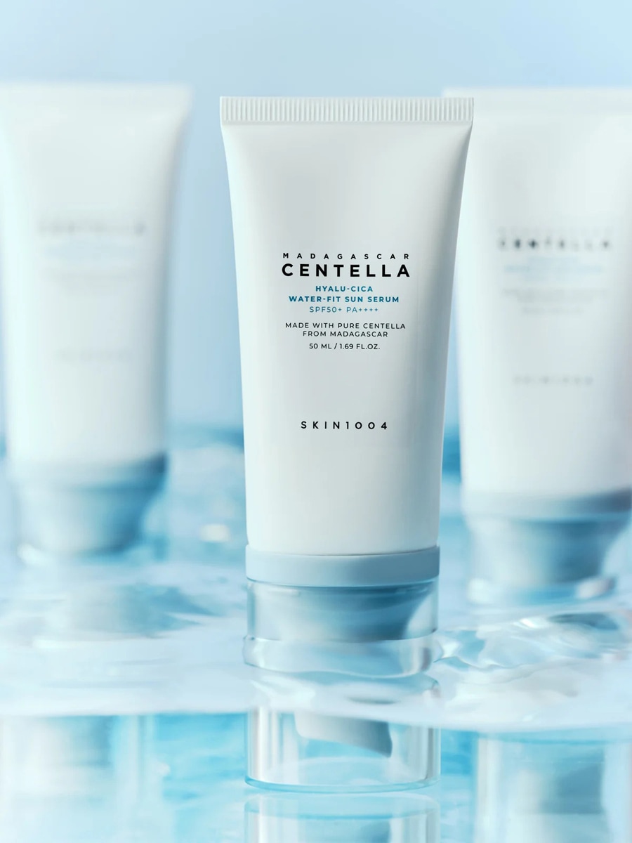 SKIN1004 Madagascar Centella Hyalu-Cica Water-Fit Sun Serum (SPF50+ PA++++) - Imagen 10