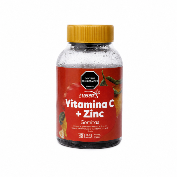 GOMITAS VITAMINA C Y ZINC X 45 UND 135 GR